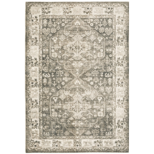 Oriental Weavers Savoy  Grey Ivory Traditional