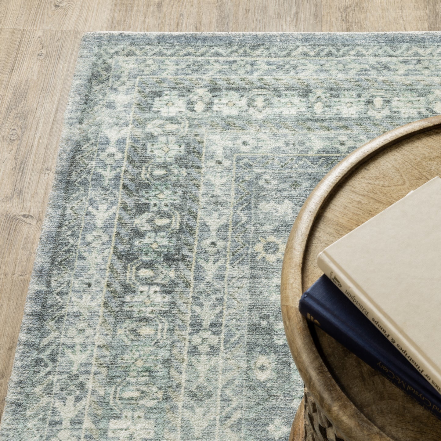 Oriental Weavers Savoy  Blue Ivory Traditional