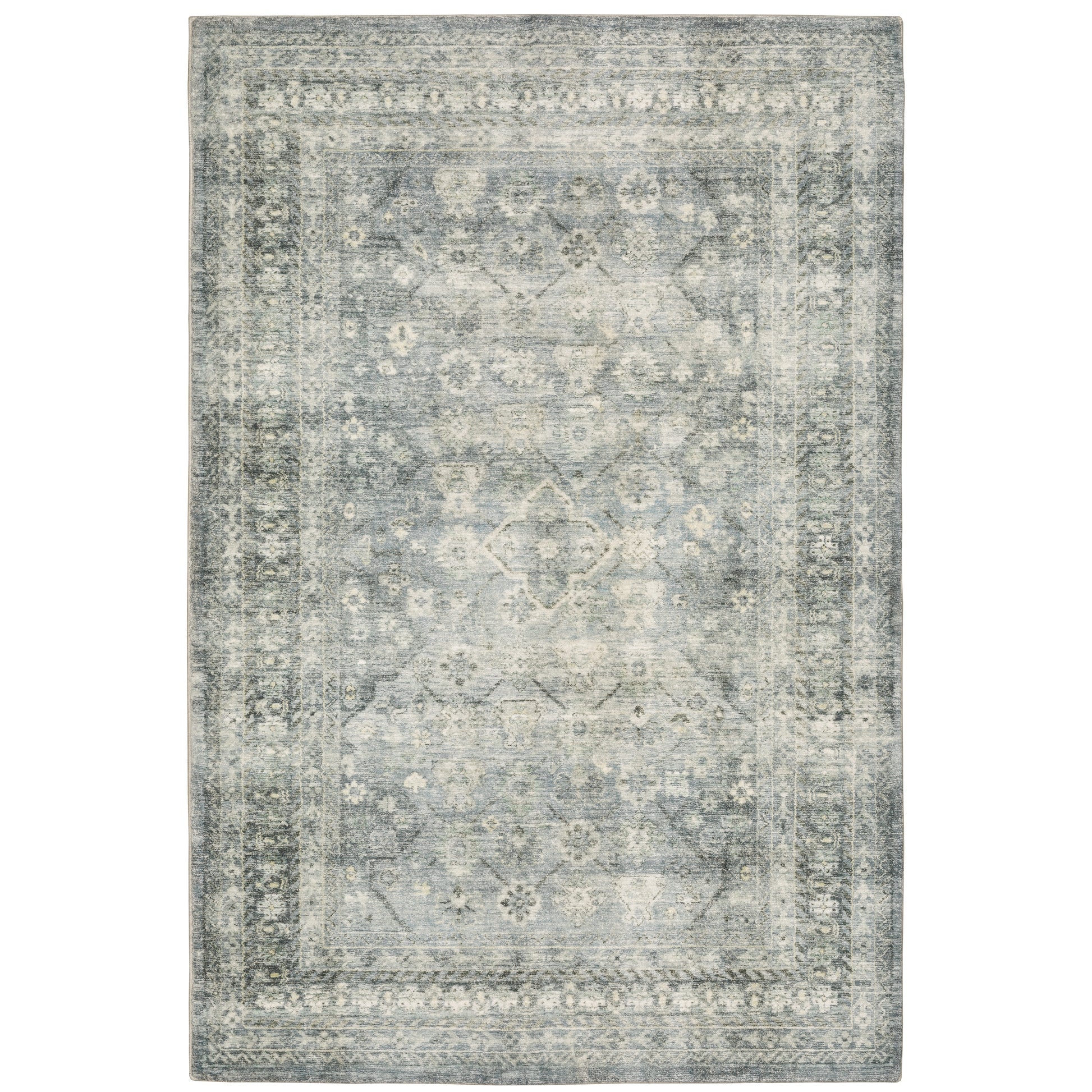 Oriental Weavers Savoy  Blue Ivory Traditional