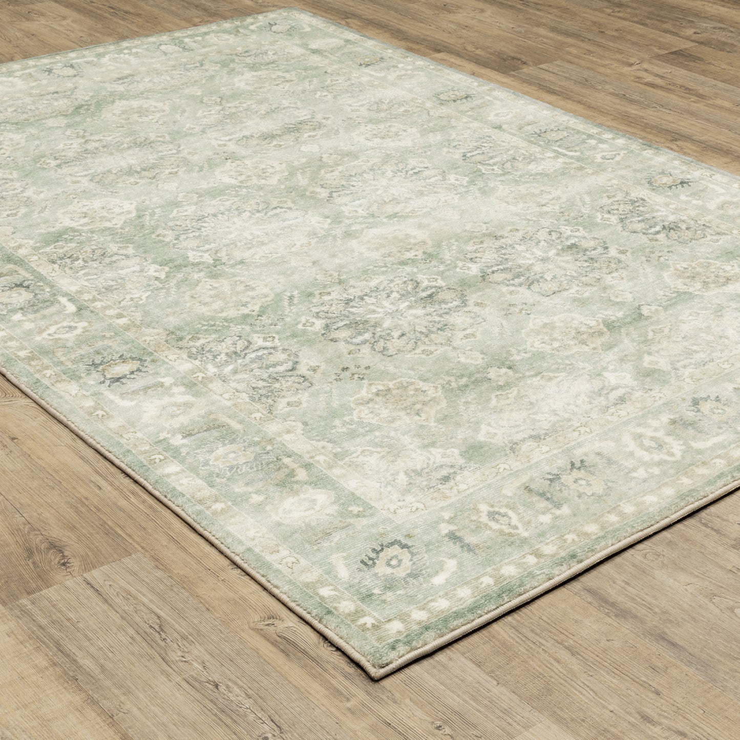 Oriental Weavers Savoy  Green Ivory Traditional