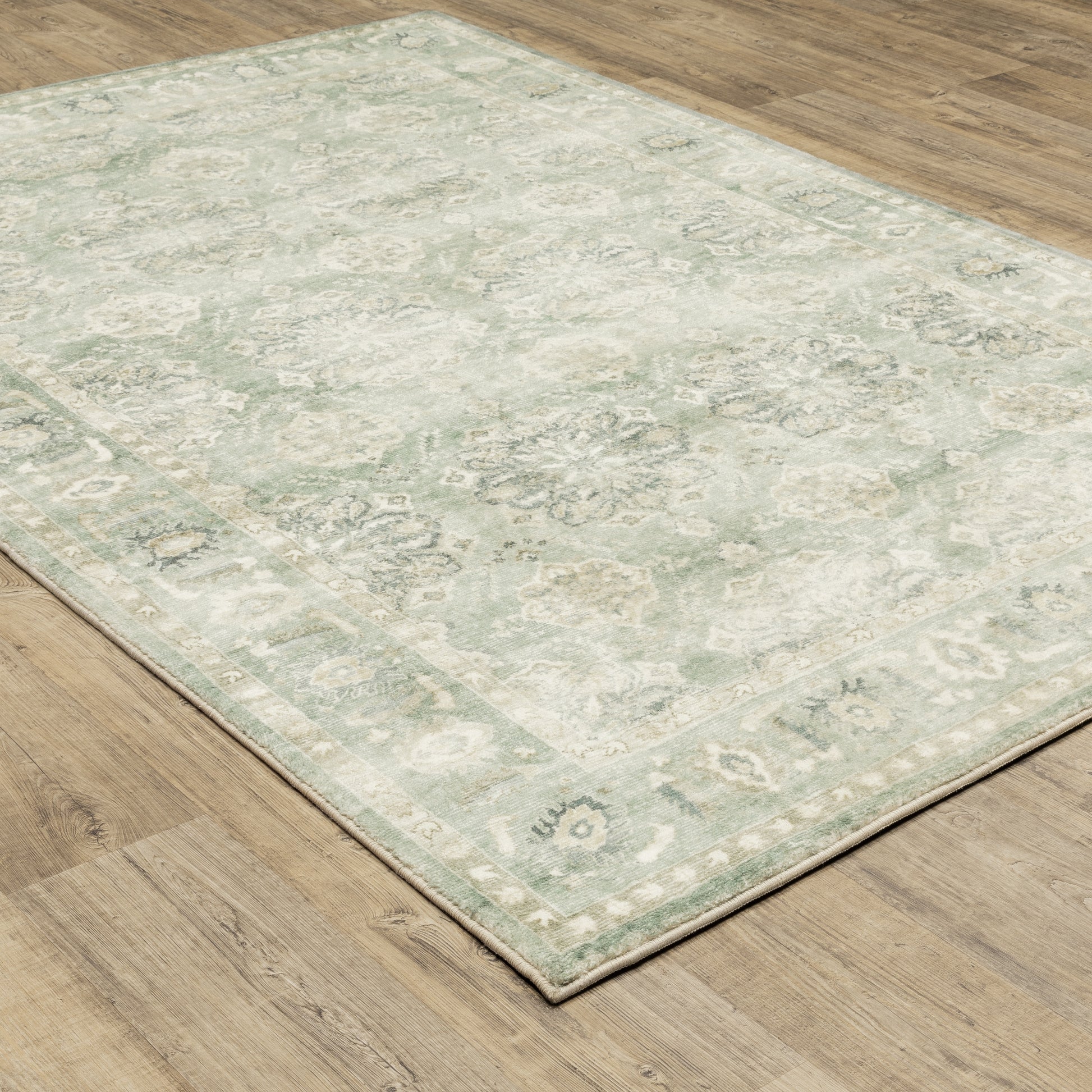 Oriental Weavers Savoy  Green Ivory Traditional