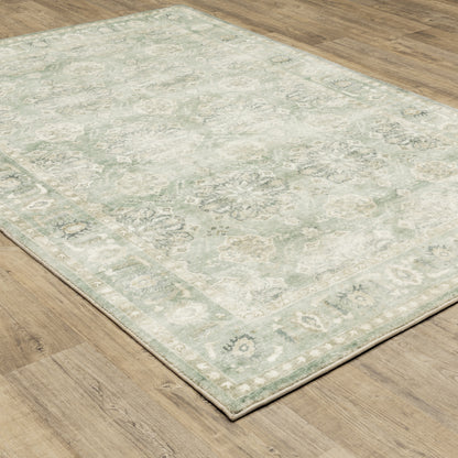 Oriental Weavers Savoy  Green Ivory Traditional