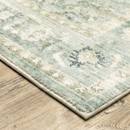 Oriental Weavers Savoy  Green Ivory Traditional