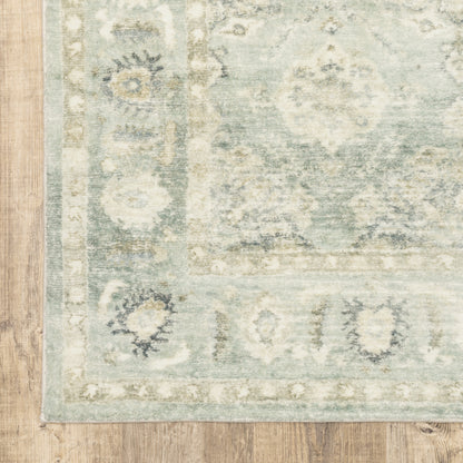 Oriental Weavers Savoy  Green Ivory Traditional