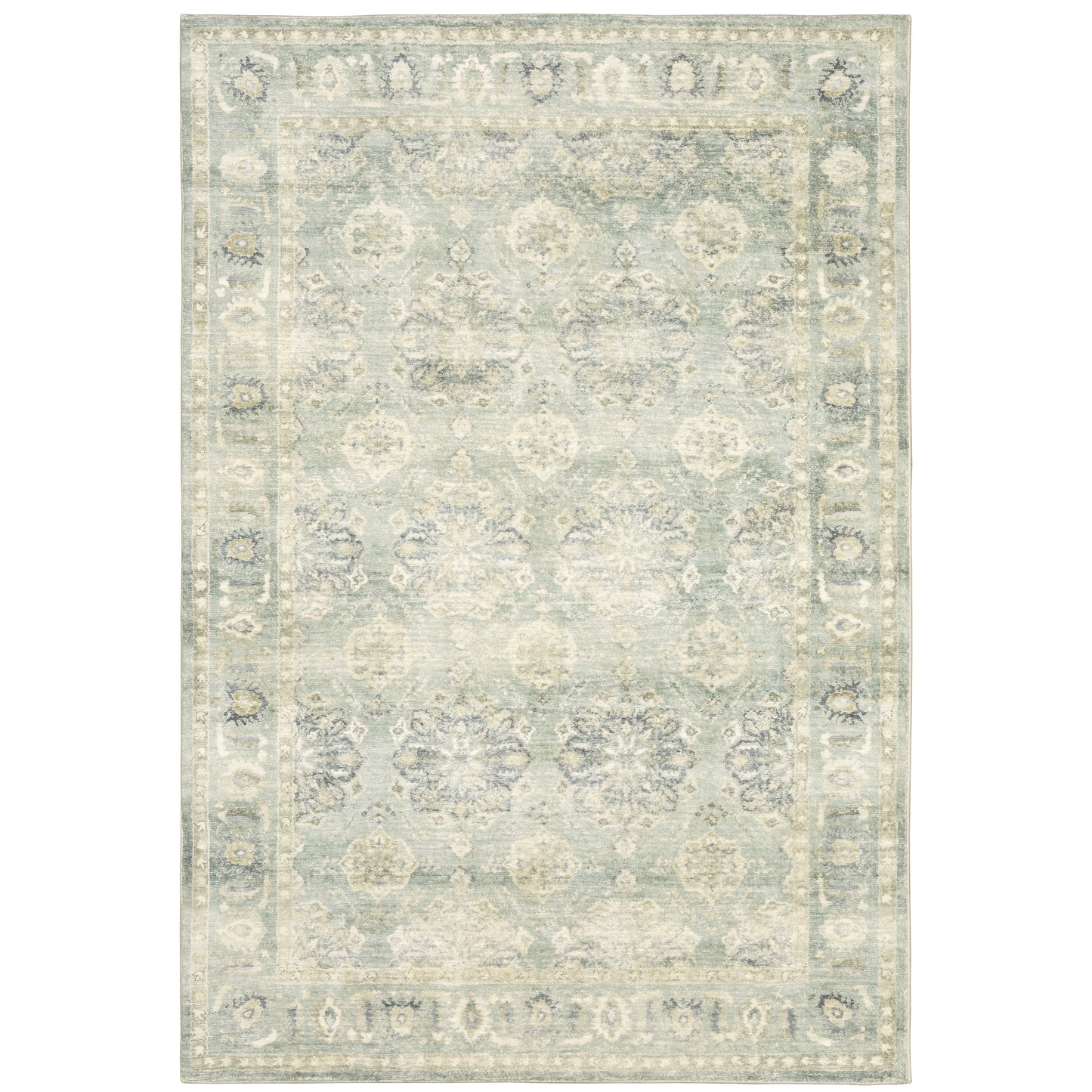 Oriental Weavers Savoy  Green Ivory Traditional