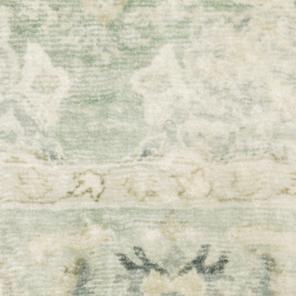 Oriental Weavers Savoy  Green Ivory Traditional