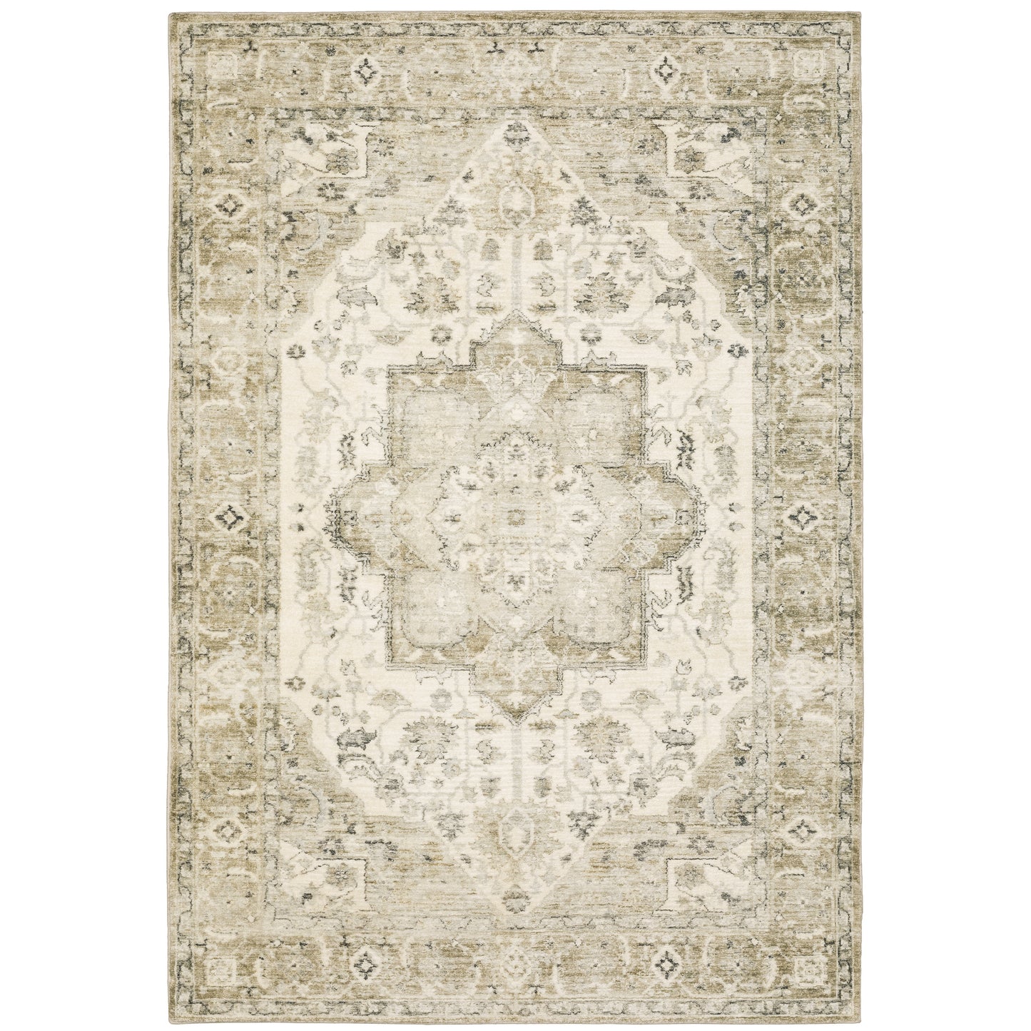 Oriental Weavers Savoy  Tan Ivory Traditional