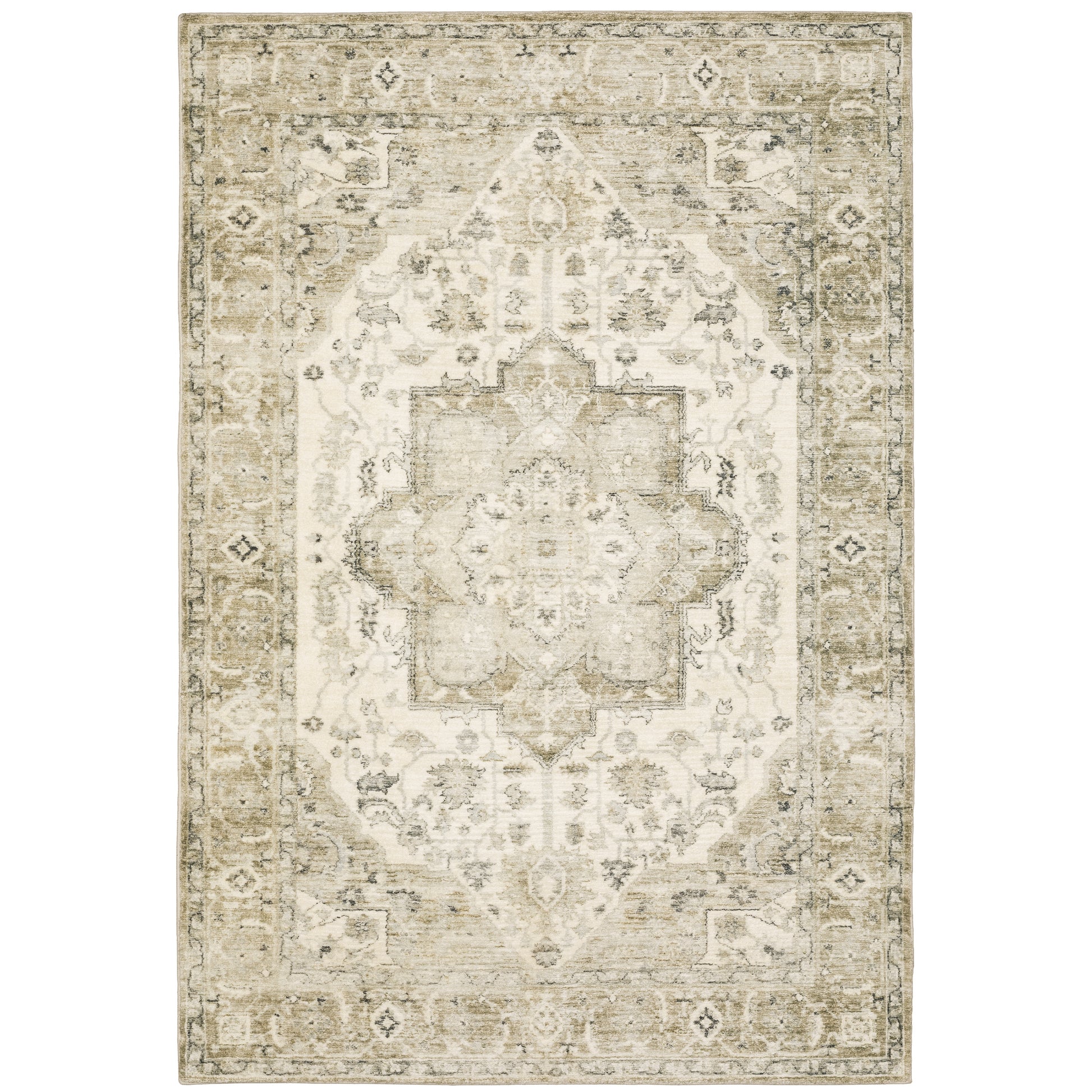 Oriental Weavers Savoy  Tan Ivory Traditional