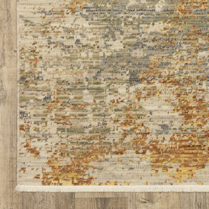 Oriental Weavers Soleri  Beige Gold Modern & Contemporary