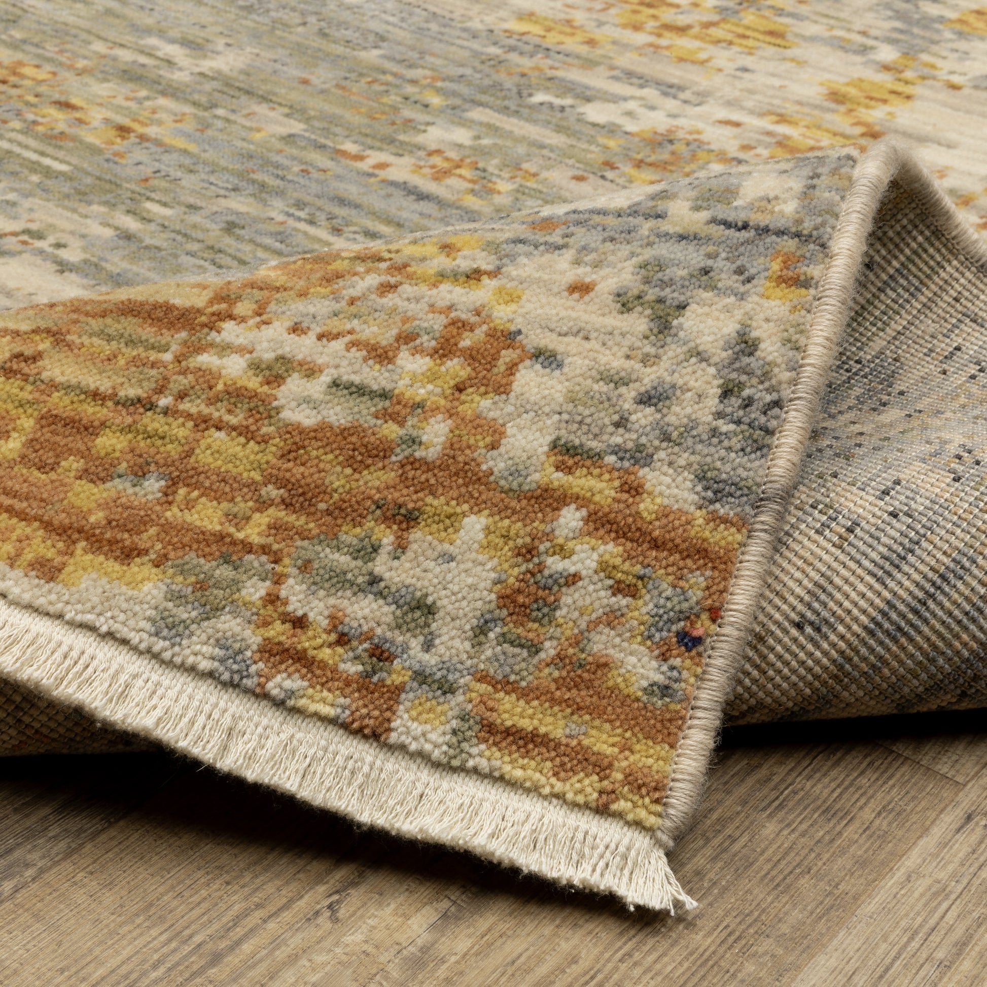 Oriental Weavers Soleri  Beige Gold Modern & Contemporary