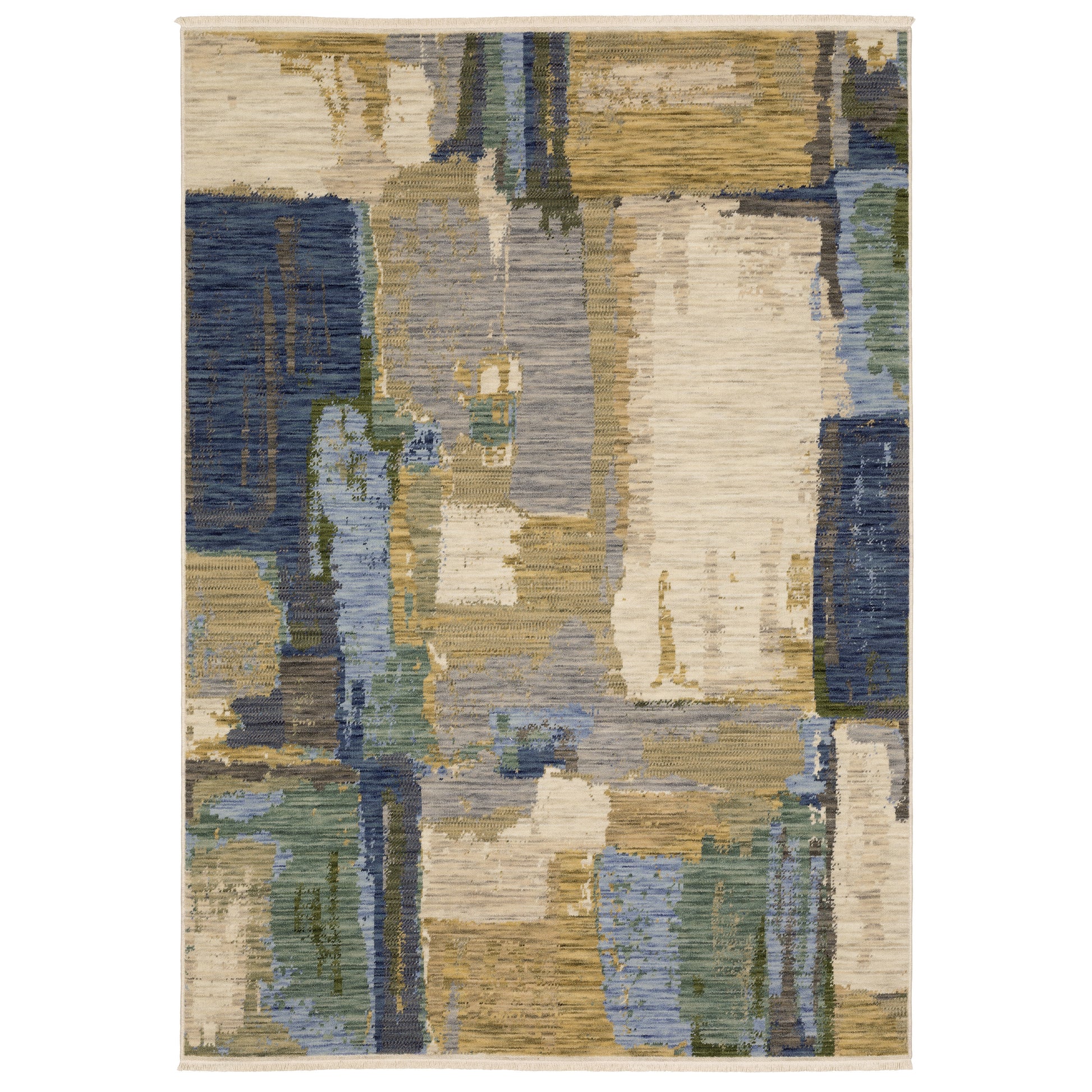 Oriental Weavers Soleri  Blue Green Modern & Contemporary
