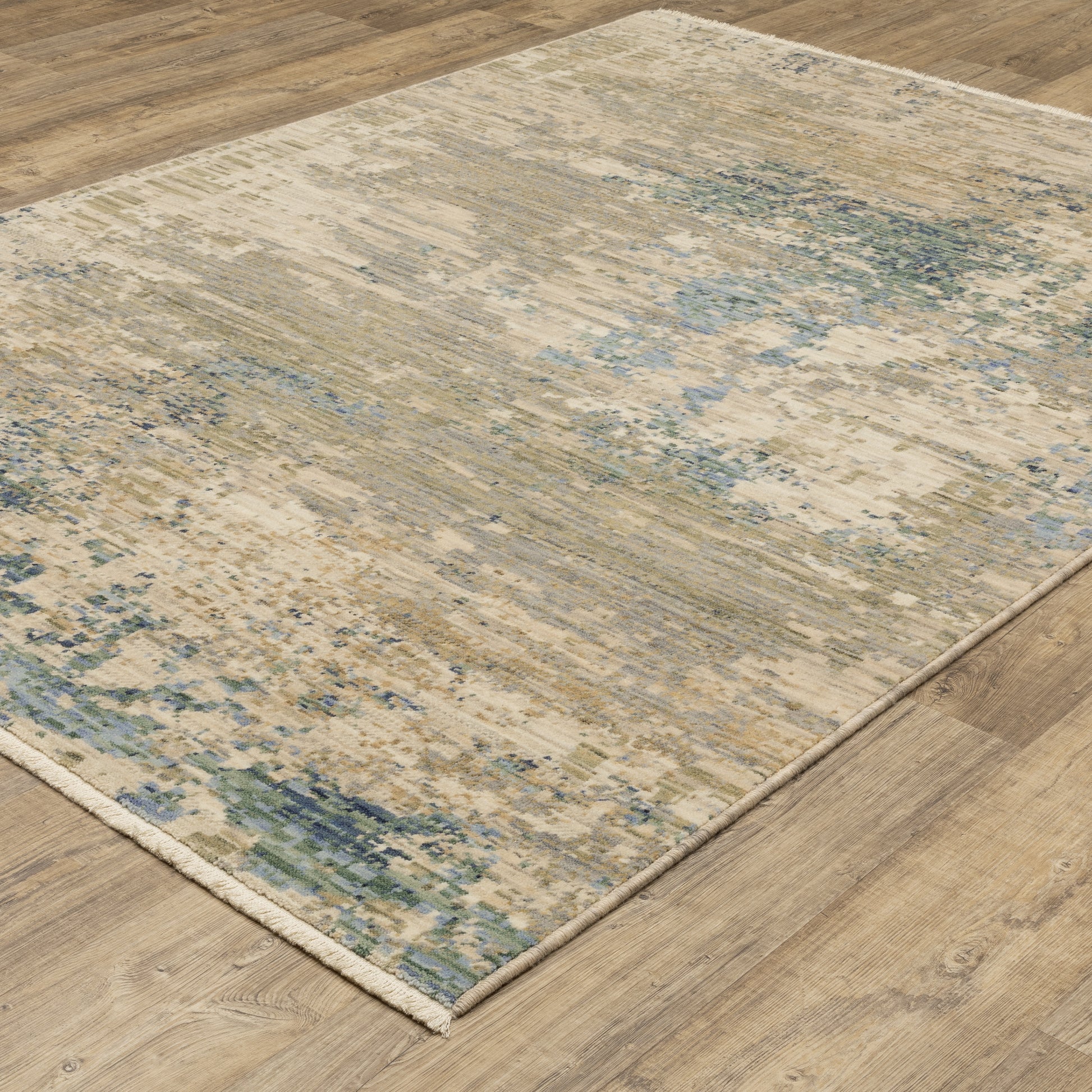 Oriental Weavers Soleri  Beige Blue Modern & Contemporary