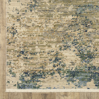 Oriental Weavers Soleri  Beige Blue Modern & Contemporary