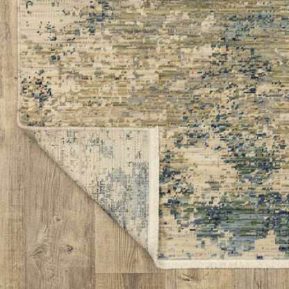 Oriental Weavers Soleri  Beige Blue Modern & Contemporary