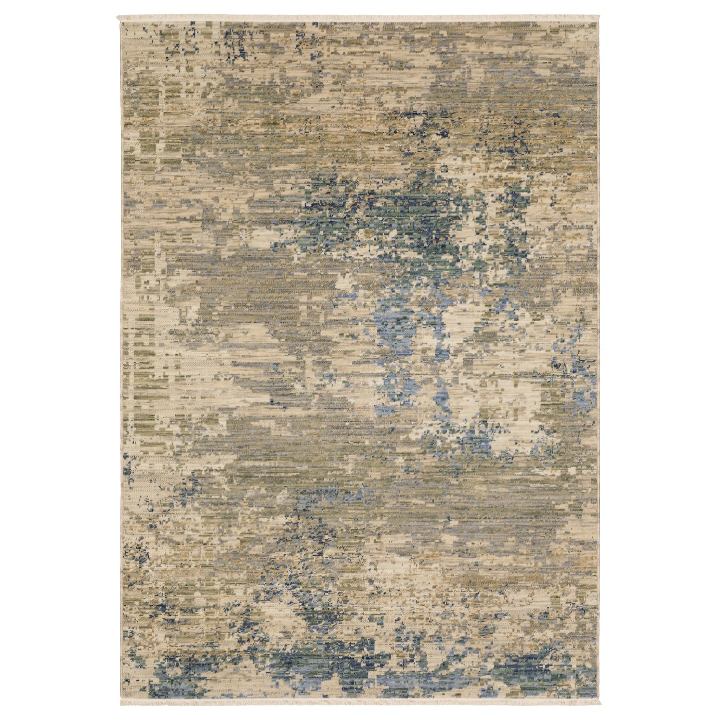 Oriental Weavers Soleri  Beige Blue Modern & Contemporary