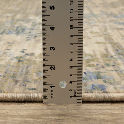 Oriental Weavers Soleri  Beige Blue Modern & Contemporary