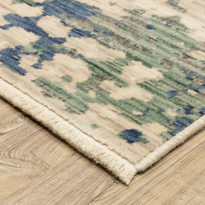 Oriental Weavers Soleri  Beige Green Modern & Contemporary