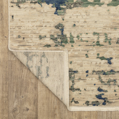 Oriental Weavers Soleri  Beige Green Modern & Contemporary