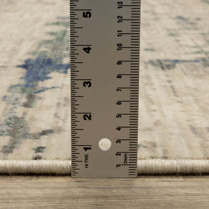 Oriental Weavers Soleri  Beige Green Modern & Contemporary