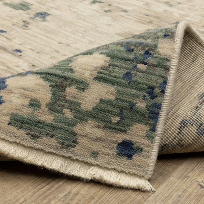 Oriental Weavers Soleri  Beige Green Modern & Contemporary
