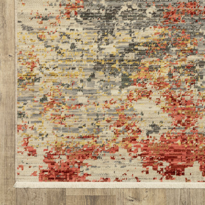 Oriental Weavers Soleri  Beige Pink Modern & Contemporary