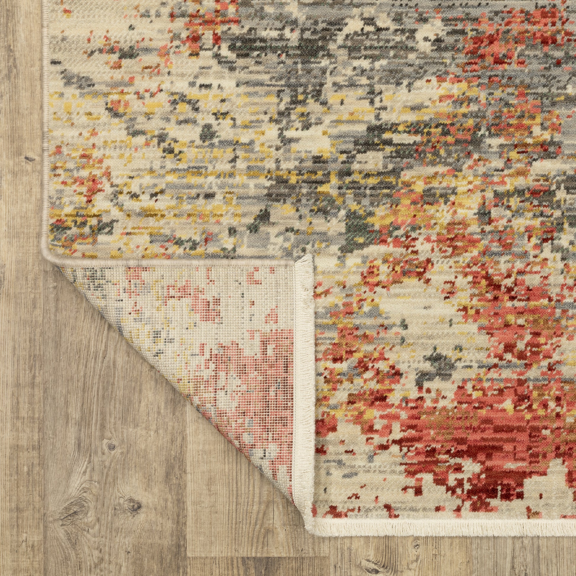 Oriental Weavers Soleri  Beige Pink Modern & Contemporary