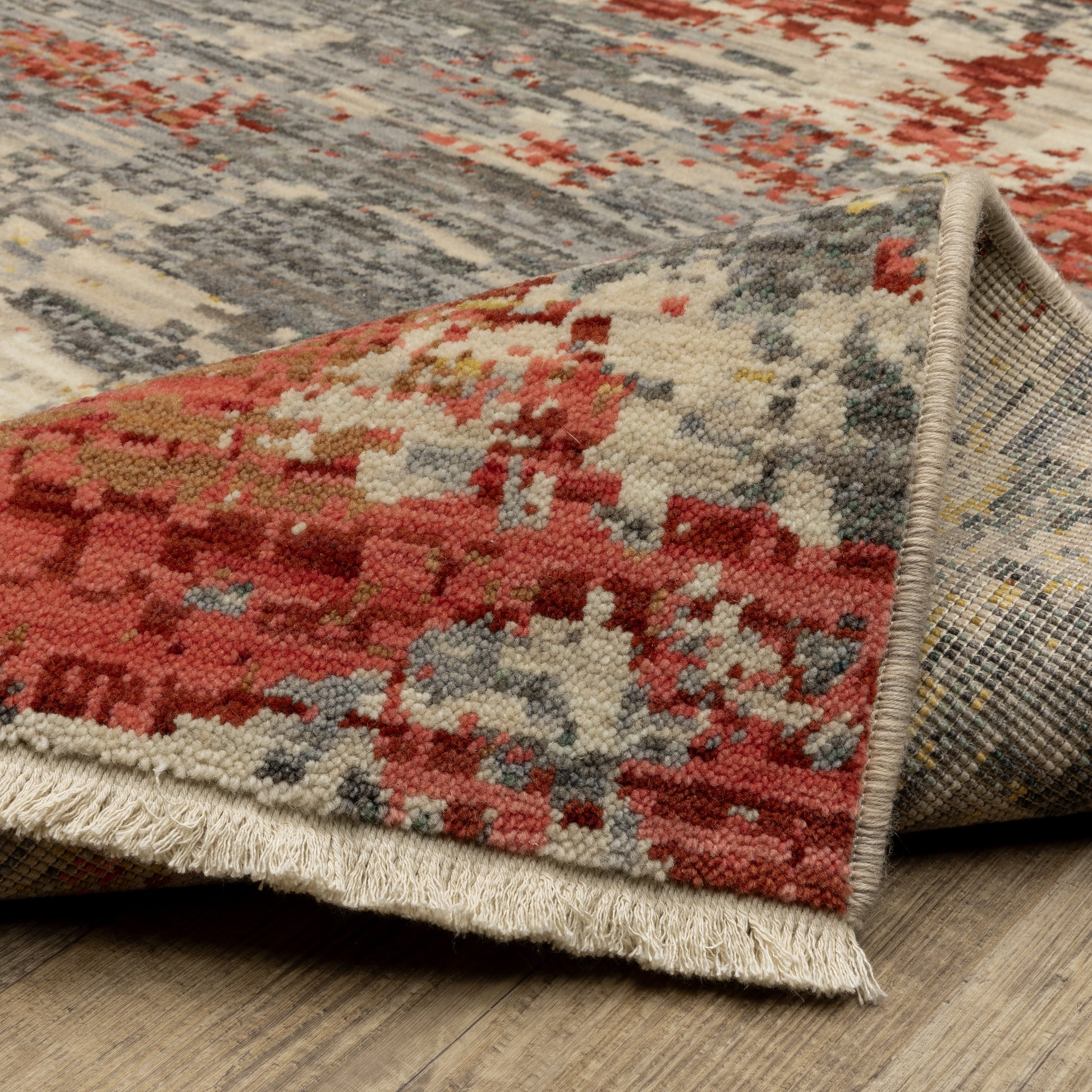 Oriental Weavers Soleri  Beige Pink Modern & Contemporary