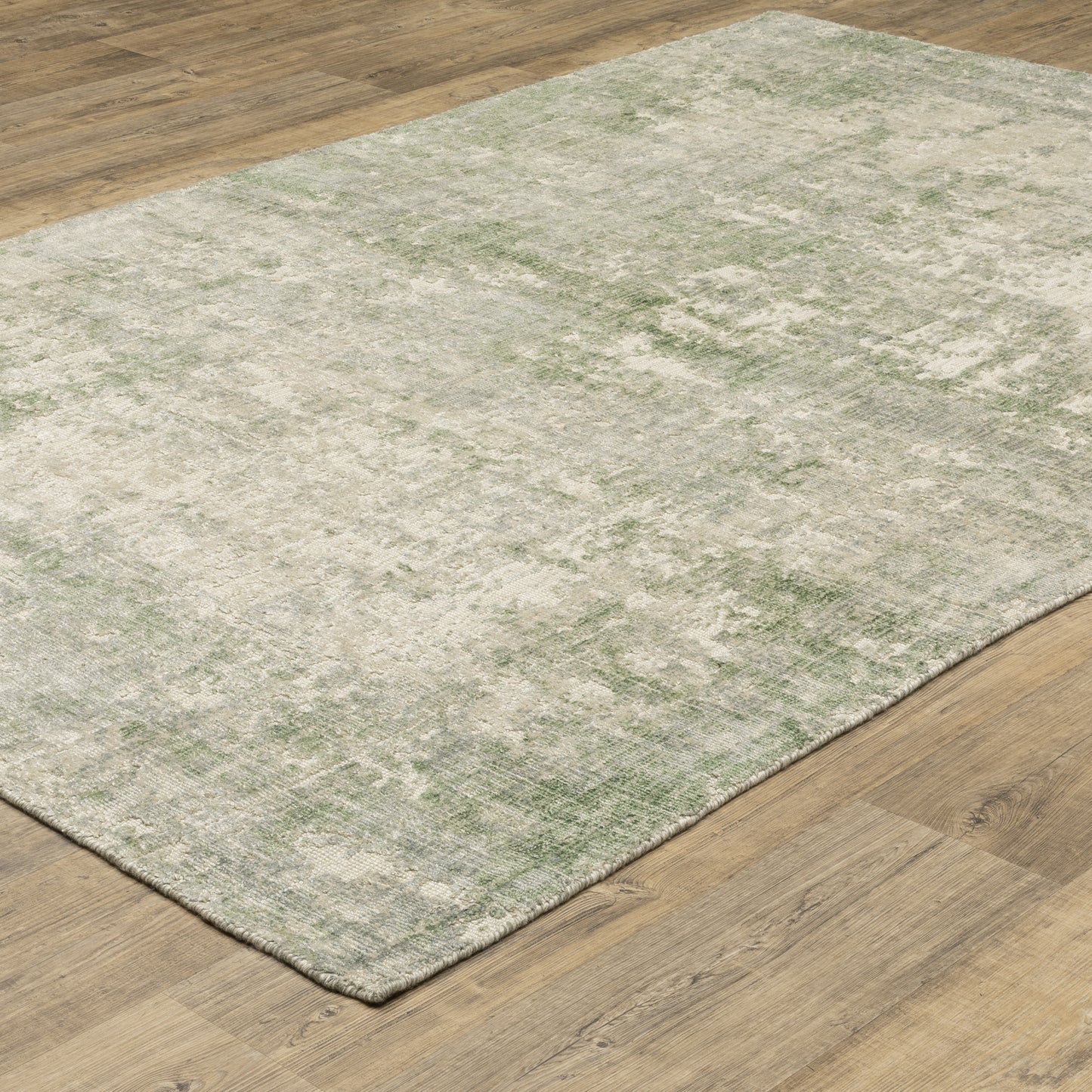 Oriental Weavers Solstice  Green Grey Contemporary