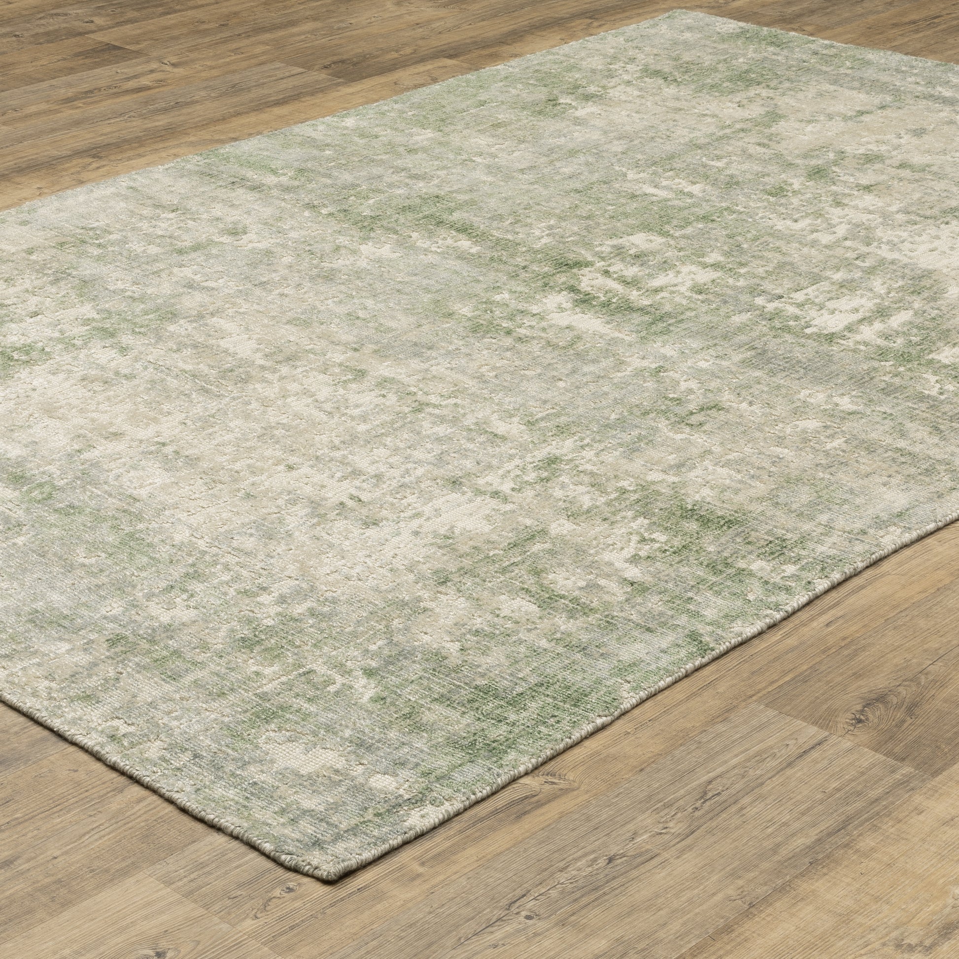 Oriental Weavers Solstice  Green Grey Contemporary