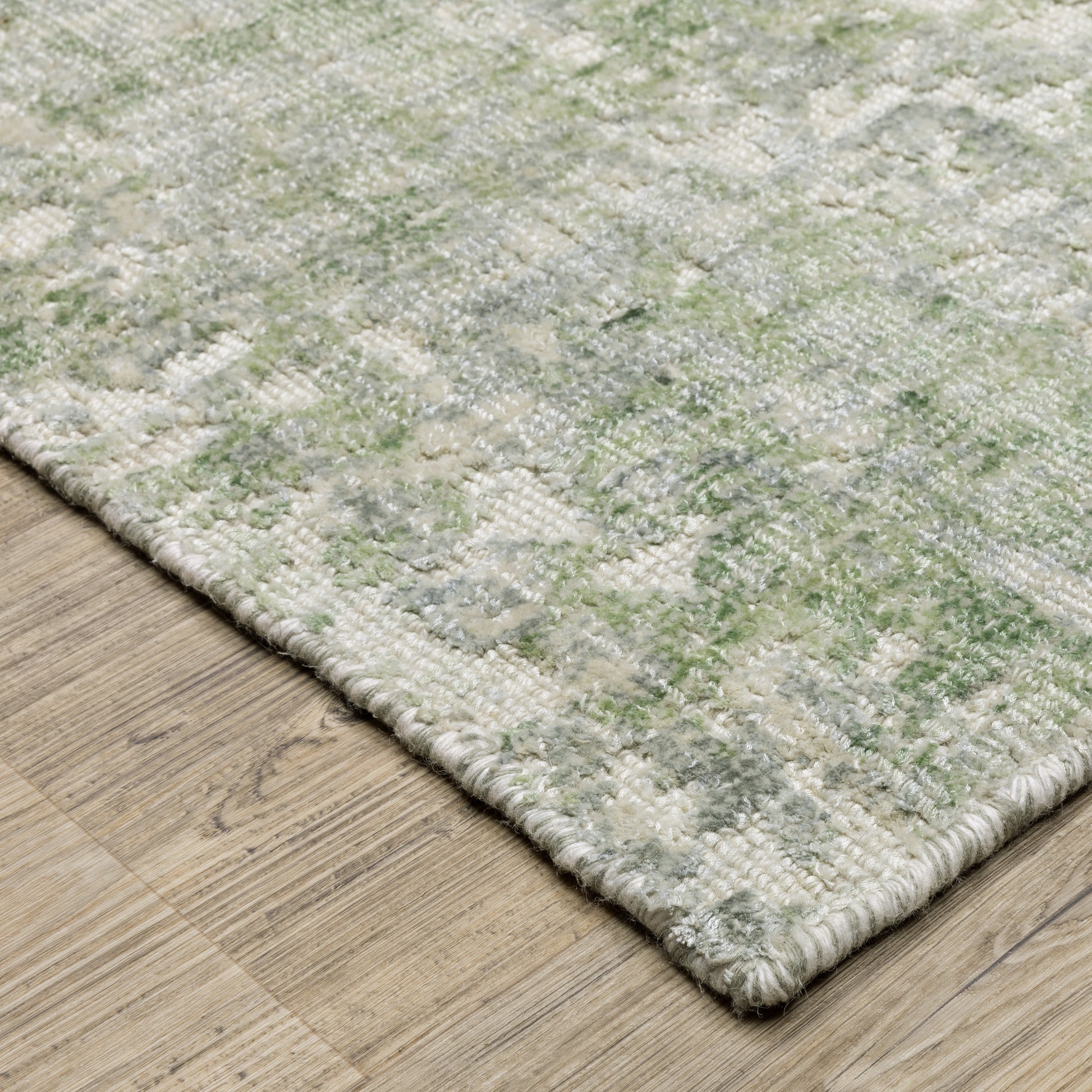 Oriental Weavers Solstice  Green Grey Contemporary