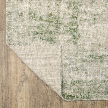 Oriental Weavers Solstice  Green Grey Contemporary