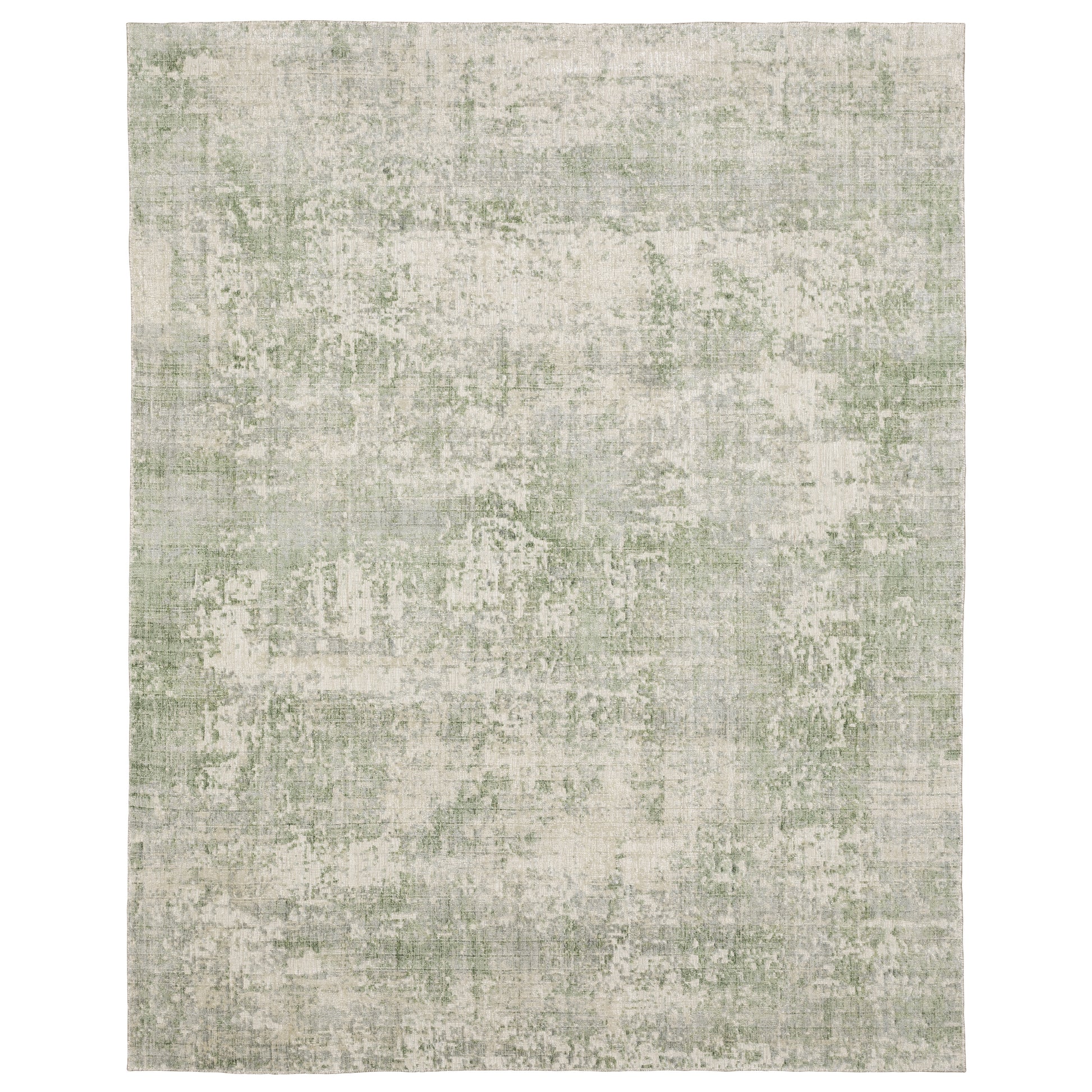 Oriental Weavers Solstice  Green Grey Contemporary
