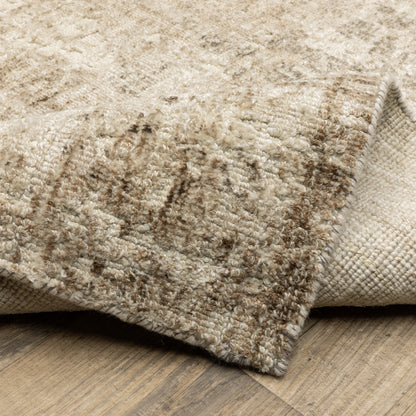 Oriental Weavers Solstice  Brown Beige Contemporary