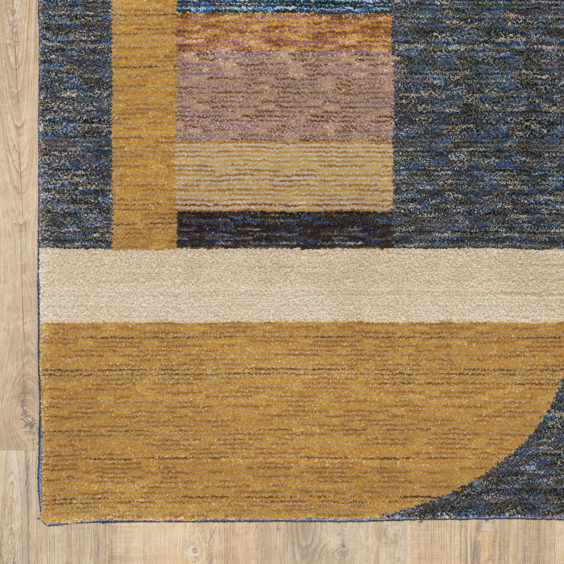 Oriental Weavers Strada  Gold Blue Modern & Contemporary