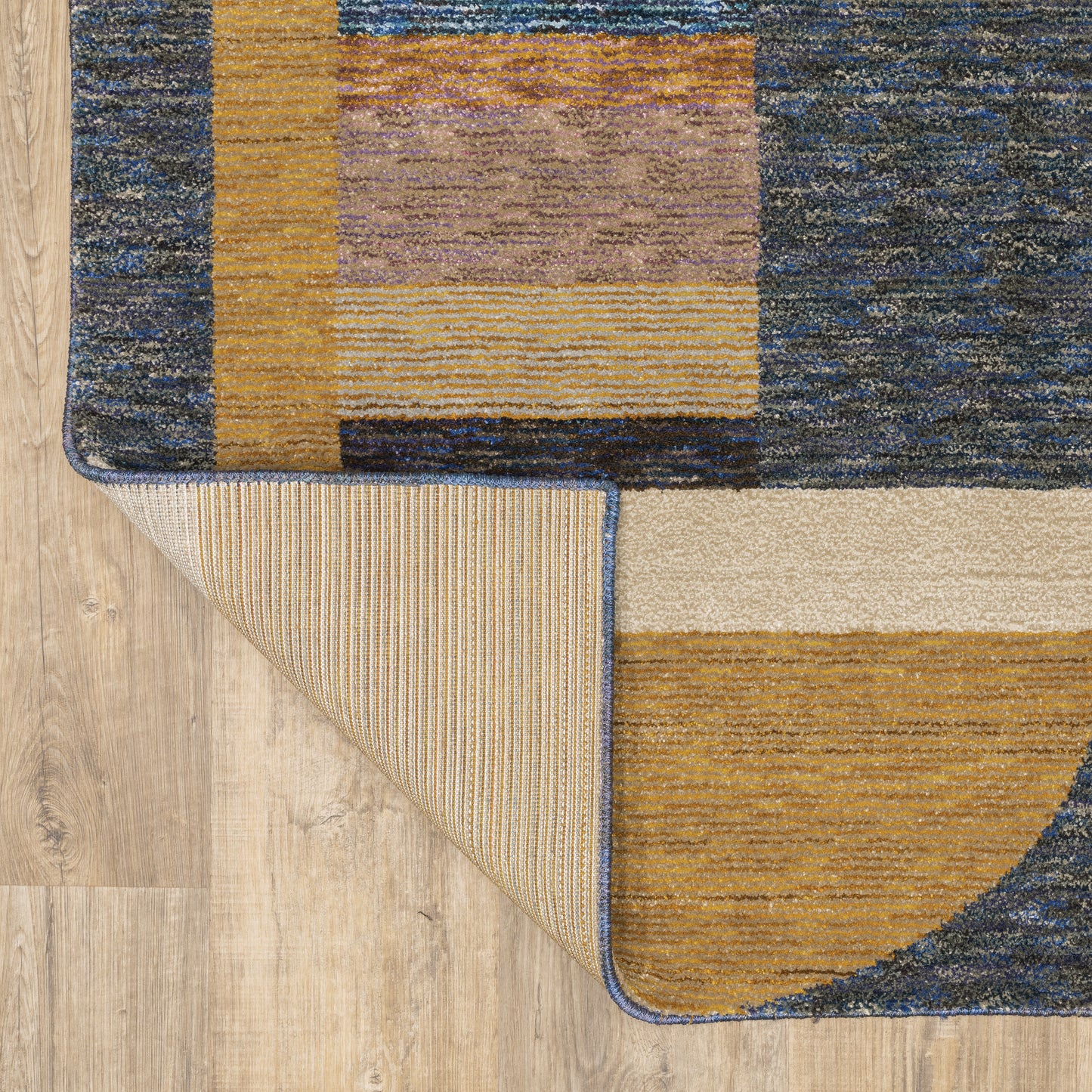 Oriental Weavers Strada  Gold Blue Modern & Contemporary