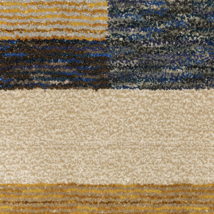 Oriental Weavers Strada  Gold Blue Modern & Contemporary