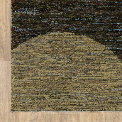 Oriental Weavers Strada  Gold Green Modern & Contemporary