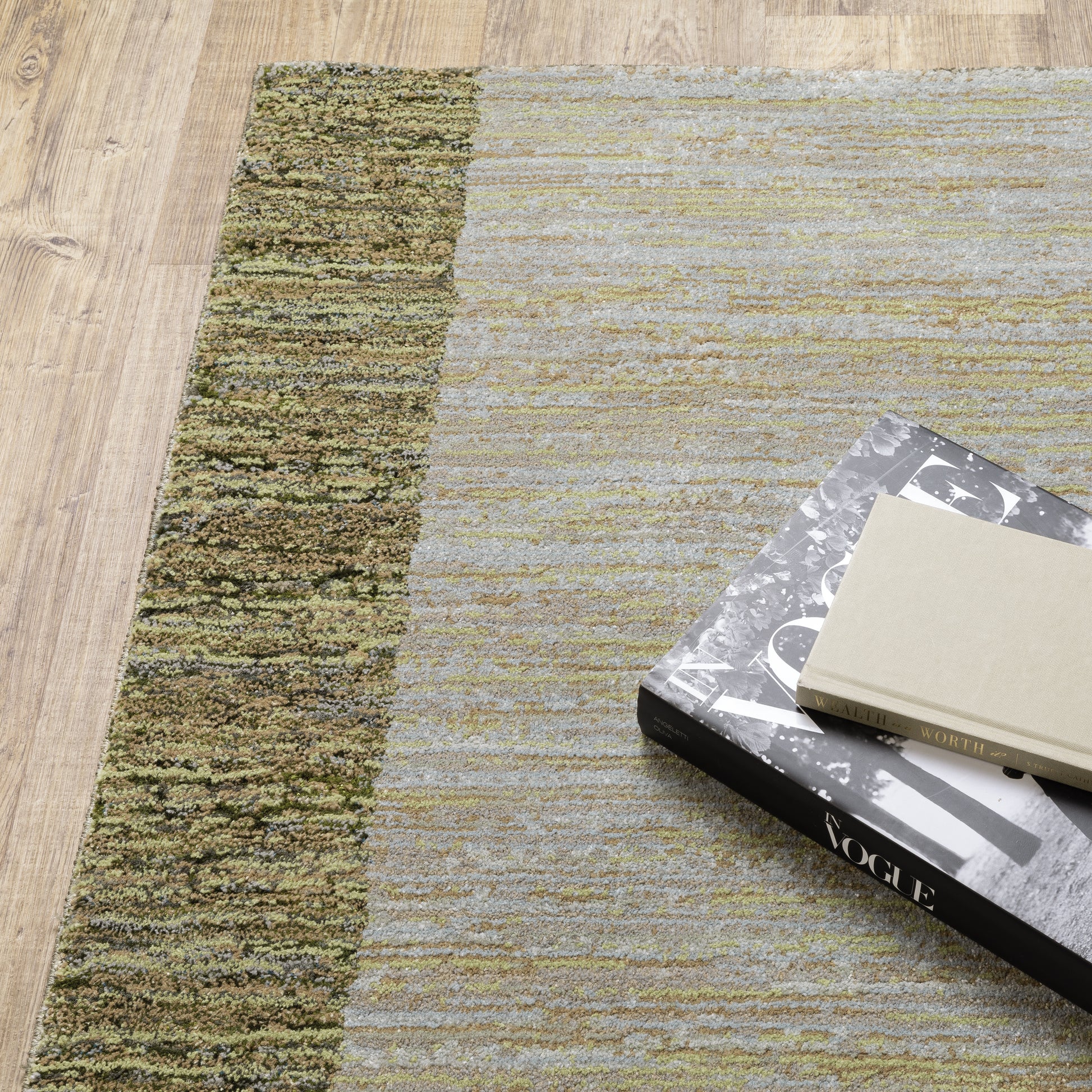 Oriental Weavers Strada  Gold Green Modern & Contemporary