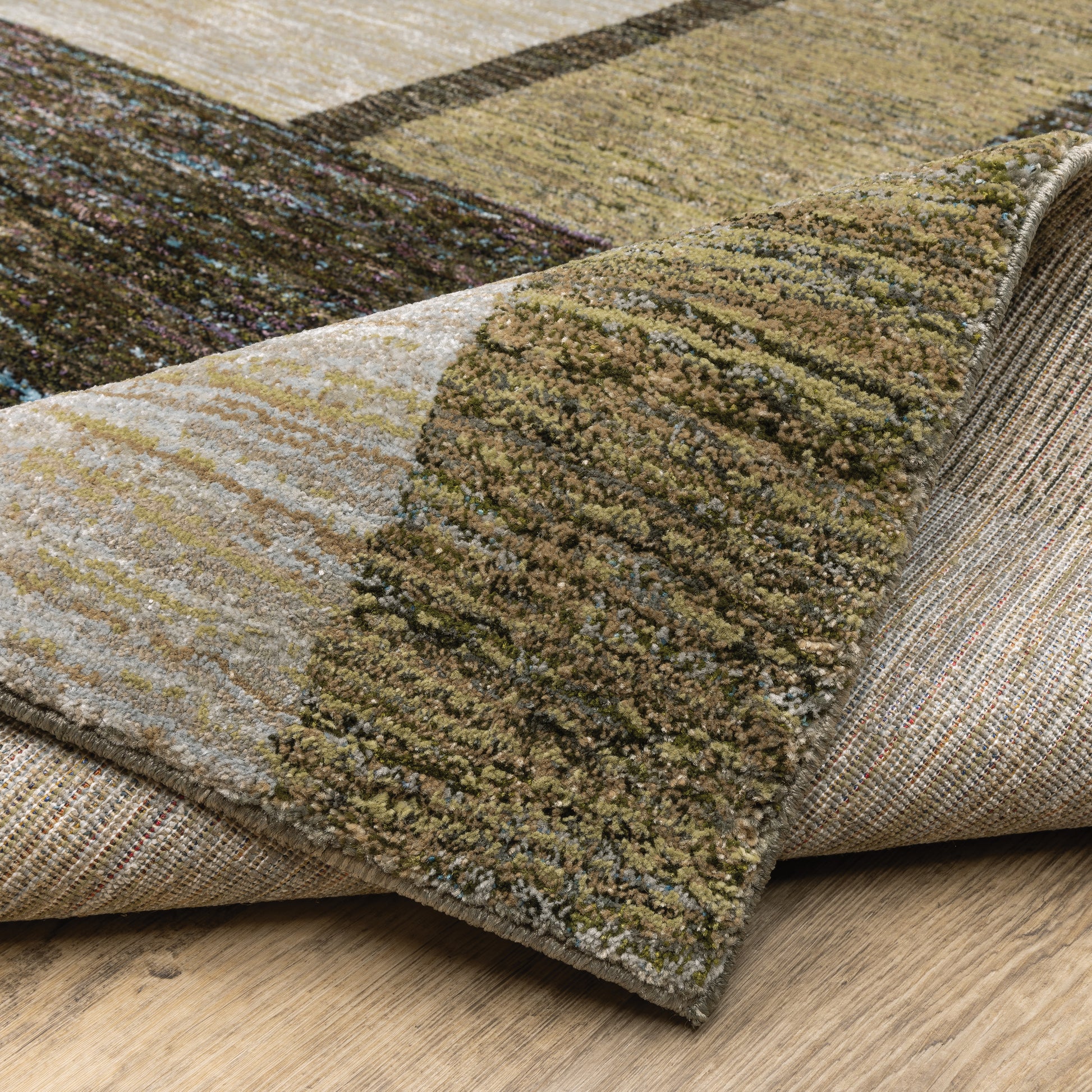 Oriental Weavers Strada  Gold Green Modern & Contemporary