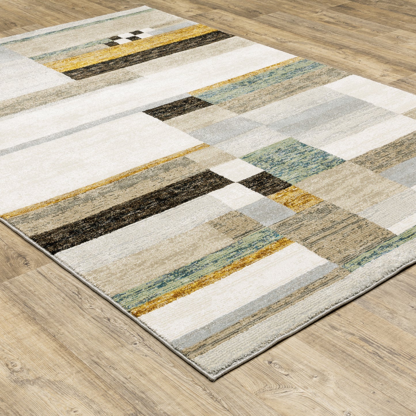 Oriental Weavers Strada  Beige Multi Modern & Contemporary