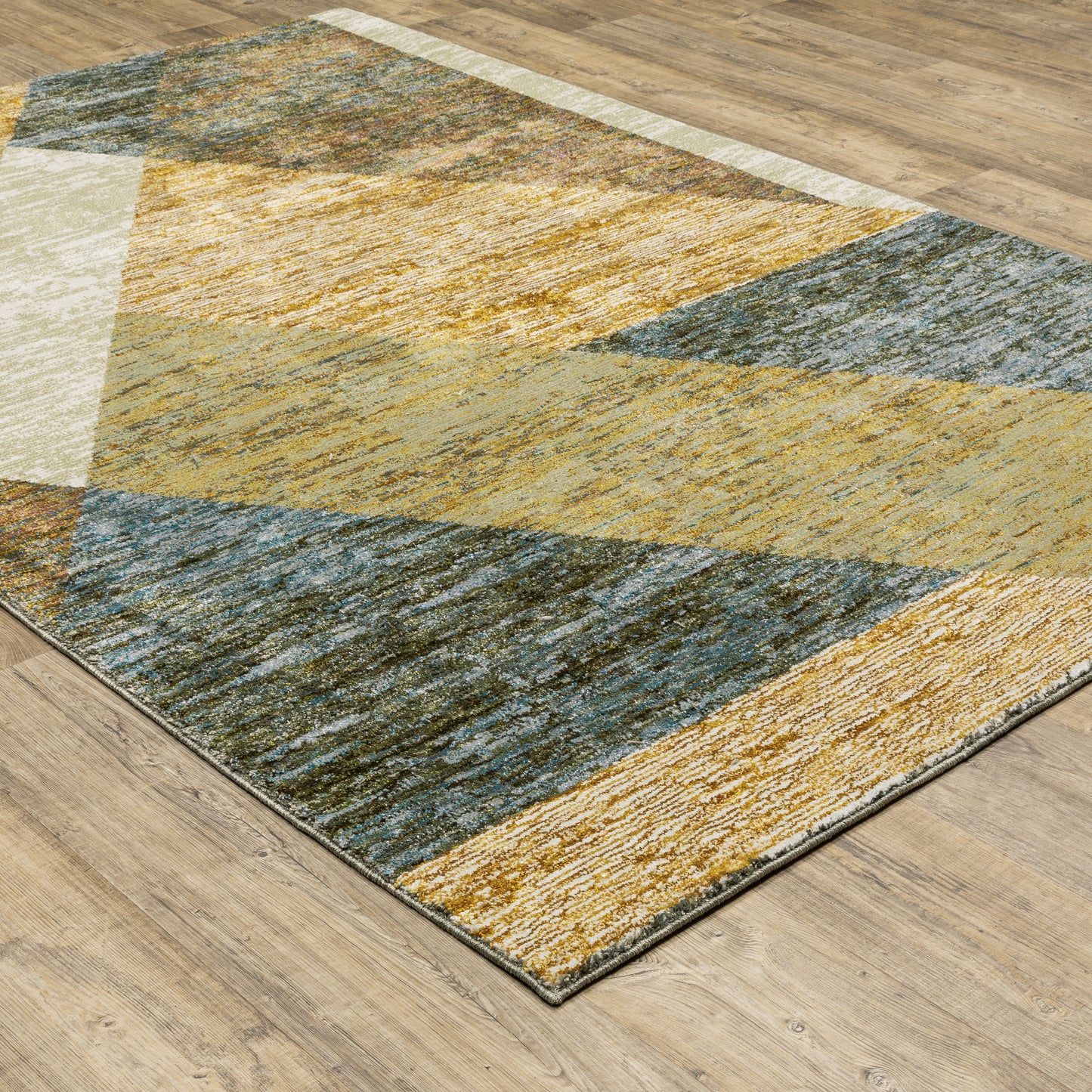 Oriental Weavers Strada  Gold Blue Modern & Contemporary