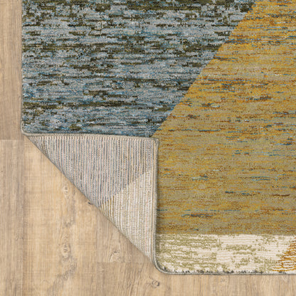 Oriental Weavers Strada  Gold Blue Modern & Contemporary