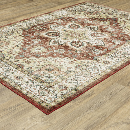 Oriental Weavers Sumter  Red Ivory Traditional