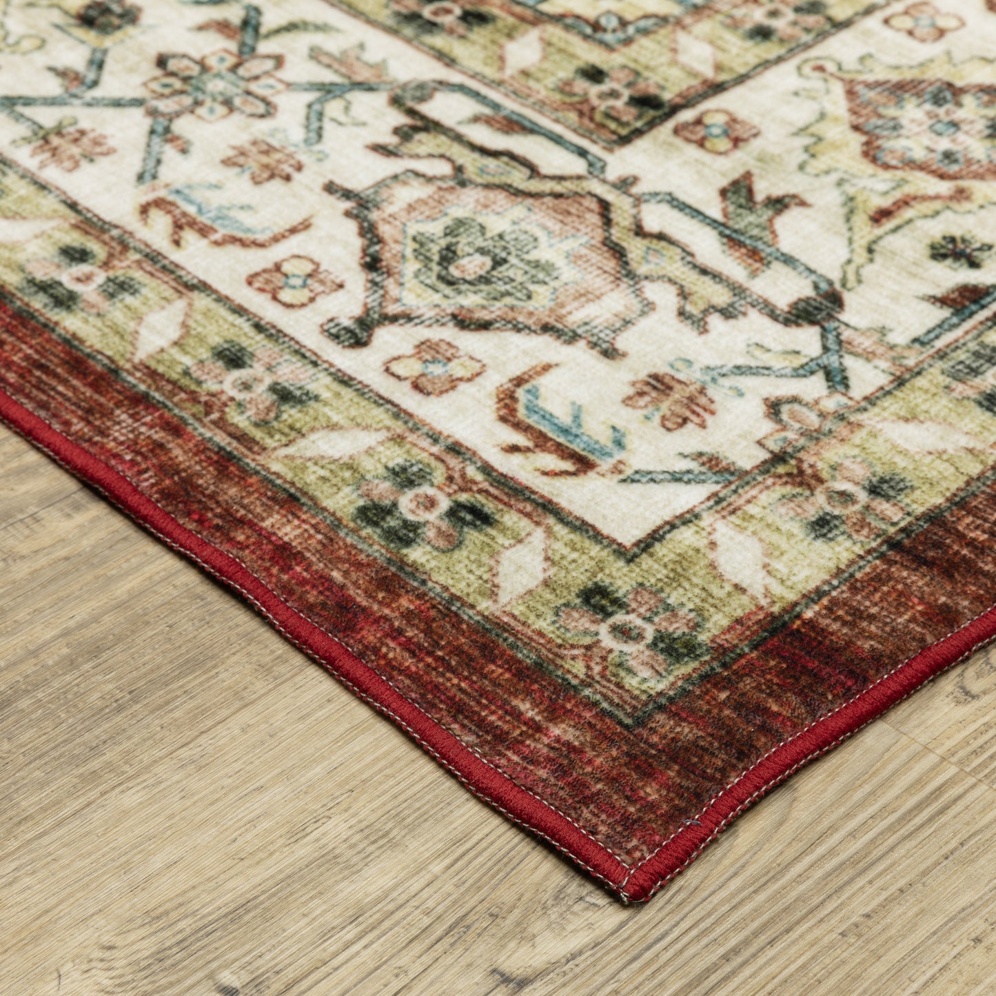 Oriental Weavers Sumter  Red Ivory Traditional