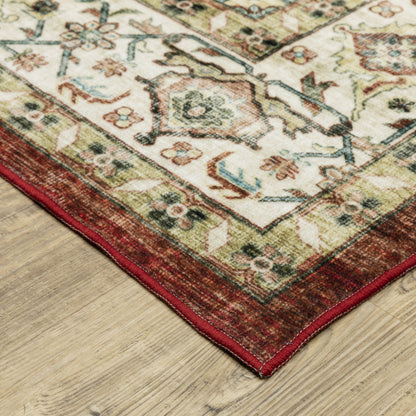 Oriental Weavers Sumter  Red Ivory Traditional