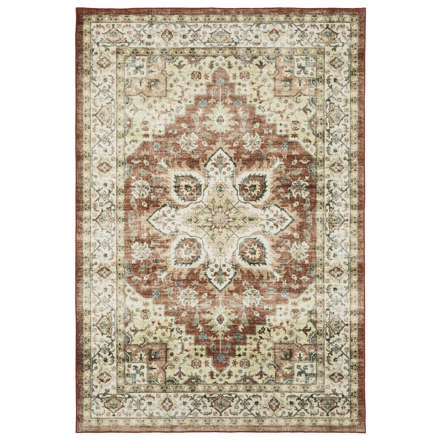 Oriental Weavers Sumter  Red Ivory Traditional
