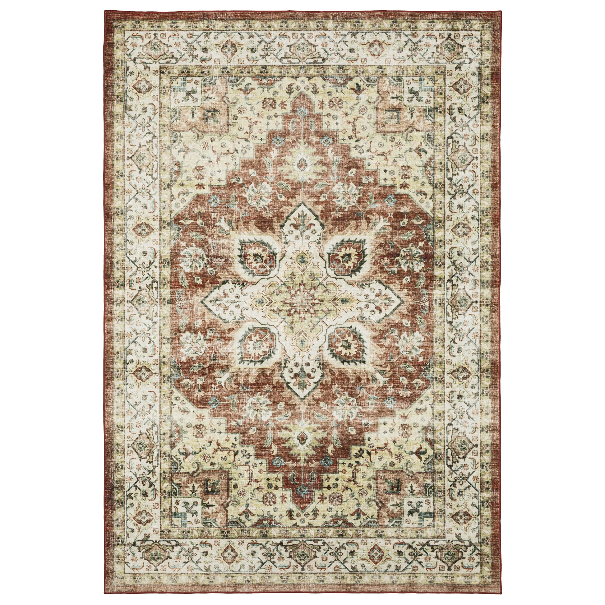 Oriental Weavers Sumter  Red Ivory Traditional
