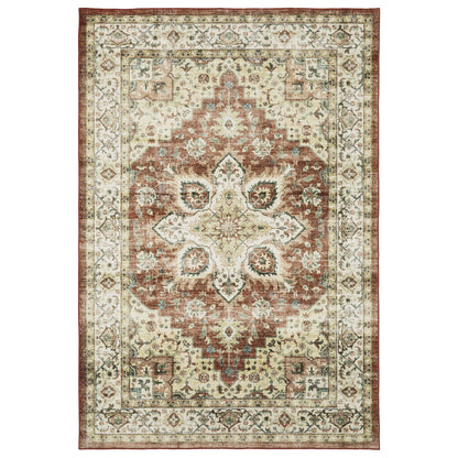 Oriental Weavers Sumter  Red Ivory Traditional