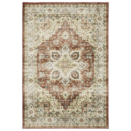 Oriental Weavers Sumter  Red Ivory Traditional