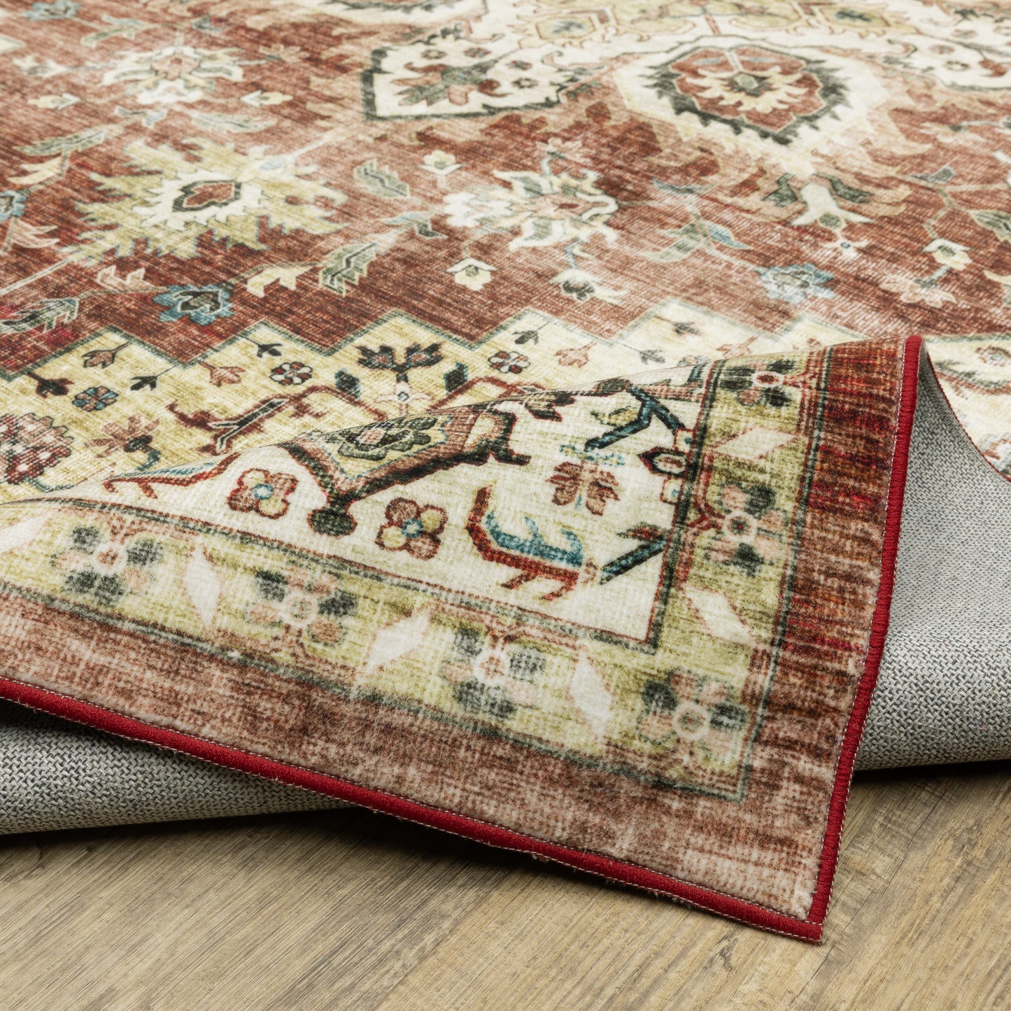 Oriental Weavers Sumter  Red Ivory Traditional